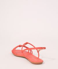Rasteirinha-Feminina-com-Tiras-Finas-Oneself-Coral-9990705-Coral_4