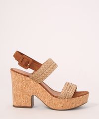 Sandalia-Feminina-Plataforma-Alta-de-Cortica-com-Trancas-e-Suede-Oneself-Bege-9992801-Bege_2