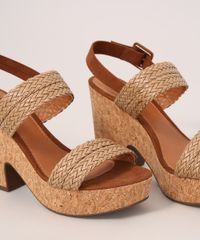 Sandalia-Feminina-Plataforma-Alta-de-Cortica-com-Trancas-e-Suede-Oneself-Bege-9992801-Bege_3