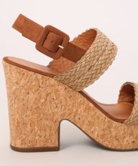 Sandalia-Feminina-Plataforma-Alta-de-Cortica-com-Trancas-e-Suede-Oneself-Bege-9992801-Bege_6