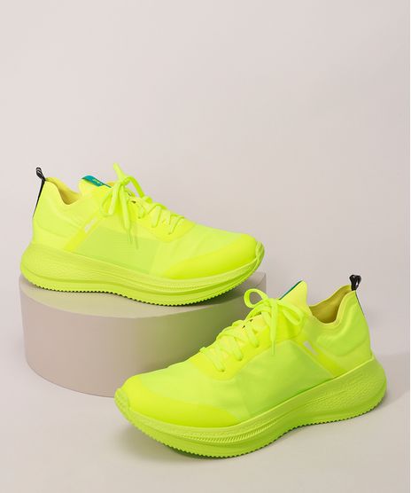 Tenis-Masculino-Knit-Actvitta-ActHyper-Amarelo-Neon-9990089-Amarelo_Neon_1