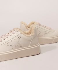 Tenis-Feminino-Flatform-com-Pelo-e-Estrela-Oneself-Bege-9992826-Bege_3