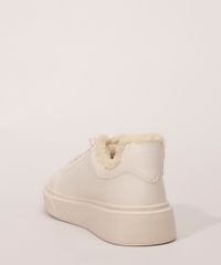 Tenis-Feminino-Flatform-com-Pelo-e-Estrela-Oneself-Bege-9992826-Bege_4