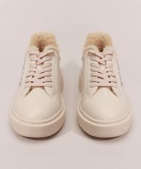 Tenis-Feminino-Flatform-com-Pelo-e-Estrela-Oneself-Bege-9992826-Bege_5