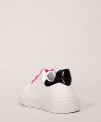 Tenis-Feminino-Flatform-com-Recorte-Croco-e-Cadarco-Contrastante-Oneself-Branco-9992827-Branco_4