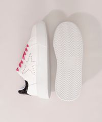 Tenis-Feminino-Flatform-com-Recorte-Croco-e-Cadarco-Contrastante-Oneself-Branco-9992827-Branco_6