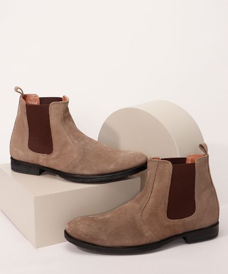 Bota-Chelsea-Masculina-em-Camurca-Cano-Curto-com-Elastico-Oneself-Kaki-9994064-Kaki_1
