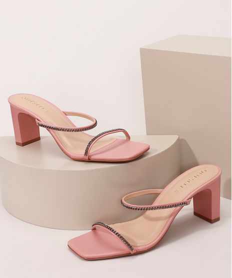 Tamanco-Feminino-com-Corrente-Salto-Alto-Reto-Rosa-9990590-Rosa_1