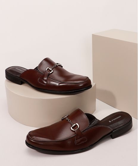 Mule-Masculino-Social-com-Fivela-Oneself-Marrom-9994070-Marrom_1