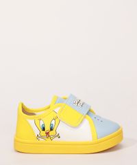 Tenis-Infantil-Looney-Tunes-com-Velcro-Grendene-Amarelo-9986730-Amarelo_5