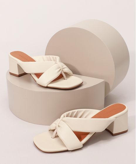 Tamanco-Feminino-com-Tiras-Cruzadas-Salto-Medio-Grosso-Bege-Claro-9992818-Bege_Claro_1