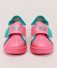 Tenis-Infantil-Looney-Tunes-com-Velcro-Grendene-Rosa-9986729-Rosa_2