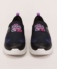 Tenis-Infantil-Knit-OMG-Hit-Preto-9986835-Preto_2