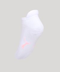 Meia-Feminina-Cano-Baixo-Atoalhada-com-Protetor-de-Calcanhar-Puma-Branca-9992779-Branco_4