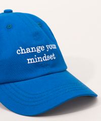 Bone-Unissex-Aba-Curva-com-Bordado--Change-Your-Mindset--Mindset-Azul-9983095-Azul_2