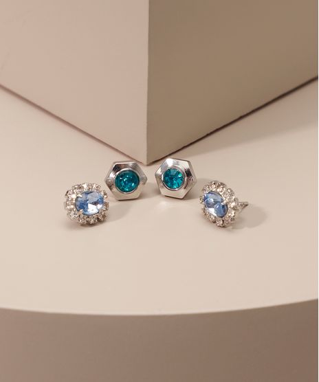 Kit-de-2-Brincos-com-Pedra-Zirconia-Prateado-9986859-Prateado_1
