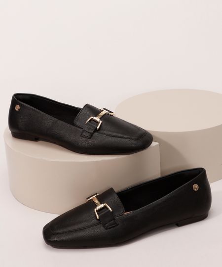 Mocassim-Feminino-Bico-Quadrado-com-Aviamento-Via-Uno-Preto-9990548-Preto_1