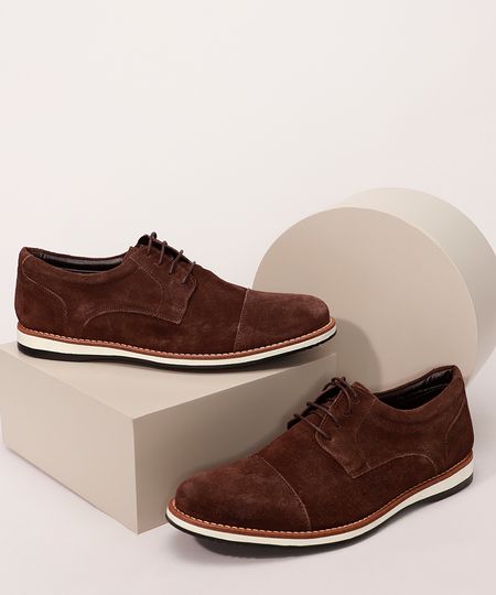 Sapato-Social-Masculino-Bico-Redondo-com-Cadarco-Oneself-Marrom-9994071-Marrom_1