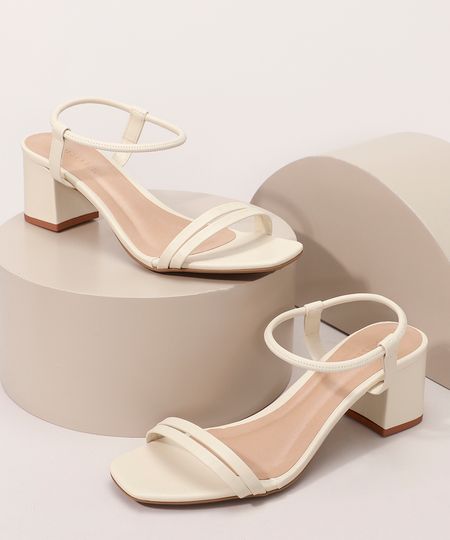 Sandalia-Feminina-Bico-Quadrado-Salto-Medio-Grosso-Oneself-Bege-Claro-9992804-Bege_Claro_1