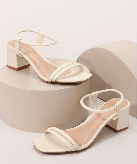 Sandalia-Feminina-Bico-Quadrado-Salto-Medio-Grosso-Oneself-Bege-Claro-9992804-Bege_Claro_1