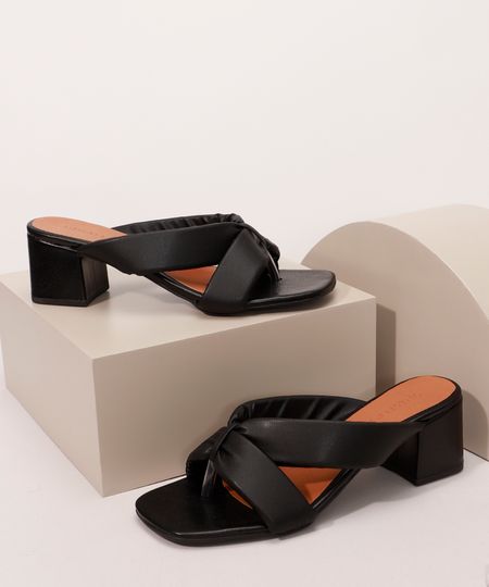 Tamanco-Feminino-com-Tiras-Cruzadas-Salto-Medio-Grosso-Preto-9992817-Preto_1