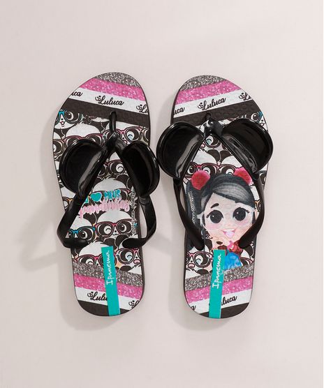 Chinelo-Infantil-Ipanema-Estampado-Luluca-Preto-9991428-Preto_1