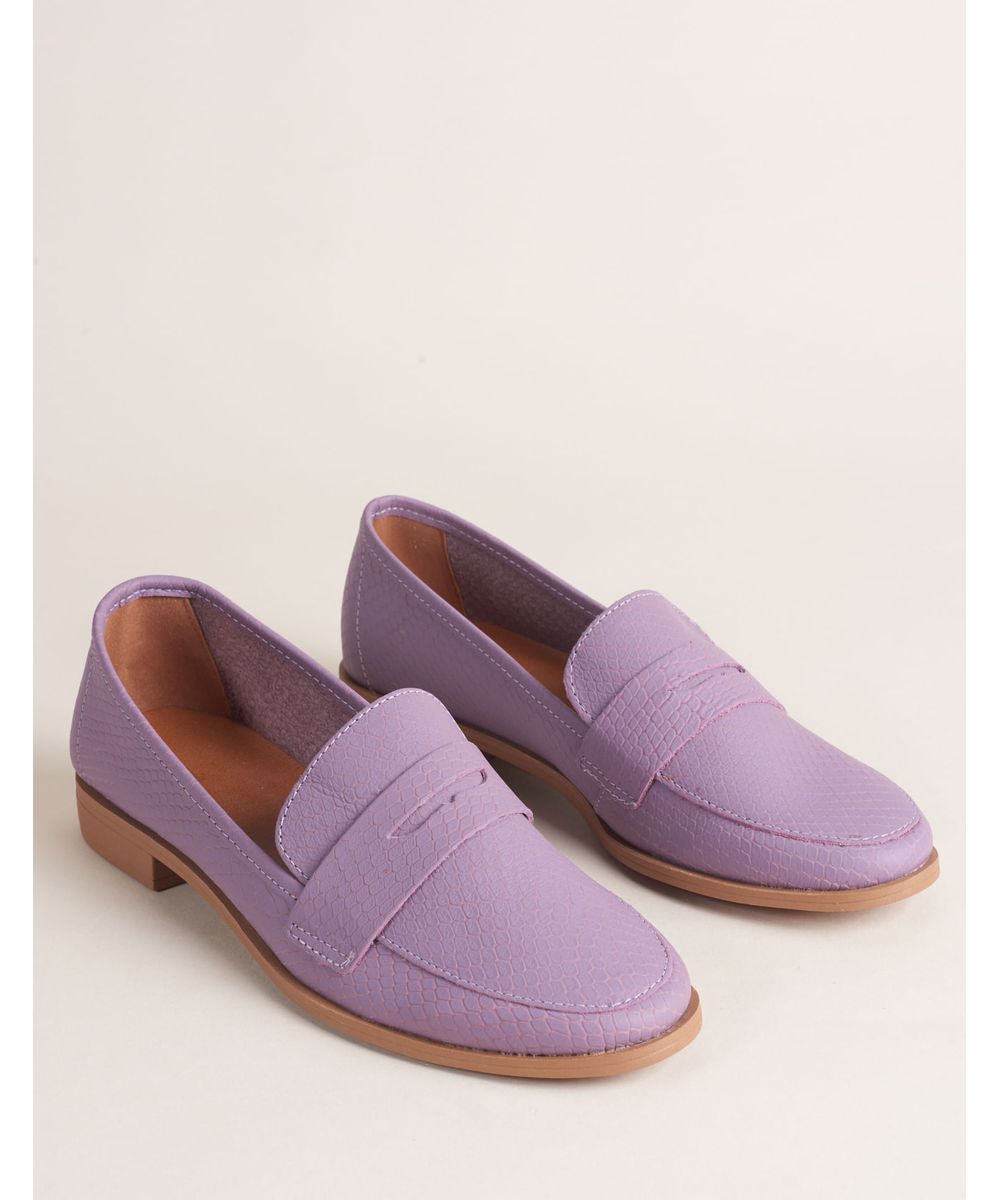 Mocassim Serpentinha - Lilas Via Mia - ceacollections