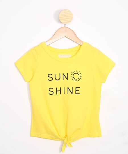 Blusa-Infantil-Tal-Mae-Tal-Filha--Sun-Shine--com-No-Manga-Curta-Decote-Redondo-Amarelo-9988279-Amarelo_1
