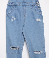 Jardineira-Juvenil-Jeans-com-Bolsos-Destroyed-Azul-Medio-9980018-Azul_Medio_4