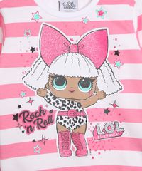 Blusao-Infantil-de-Moletom-Listrada-Lol-Surprise-Decote-Redondo-Off-White-9980207-Off_White_2