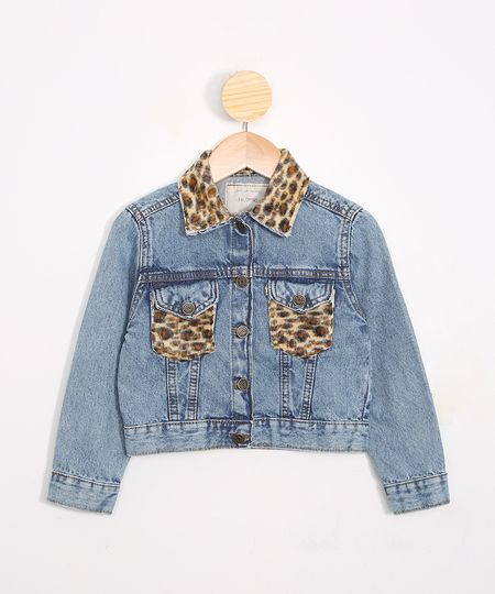 Jaqueta-Infantil-Jeans-Cropped-com-Recorte-Animal-Print-de-Onca-Azul-Medio-9989585-Azul_Medio_1