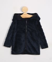 Blusao-Infantil-de-Fleece-Texturizado-de-Coracoes-com-Capuz-Azul-Marinho-9972430-Azul_Marinho_1