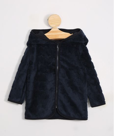 Blusao-Infantil-de-Fleece-Texturizado-de-Coracoes-com-Capuz-Azul-Marinho-9972430-Azul_Marinho_1