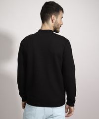 Jaqueta-Bomber-Masculina-Slim-Fit-Texturizada-com-Bolsos-Preta-9347561-Preto_2