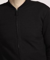 Jaqueta-Bomber-Masculina-Slim-Fit-Texturizada-com-Bolsos-Preta-9347561-Preto_4