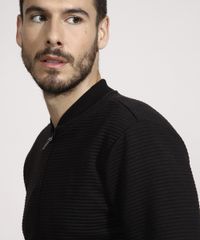 Jaqueta-Bomber-Masculina-Slim-Fit-Texturizada-com-Bolsos-Preta-9347561-Preto_6