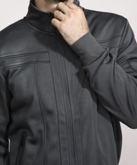 Jaqueta-Masculina-com-Recortes-e-Bolsos-Chumbo-8836223-Chumbo_4