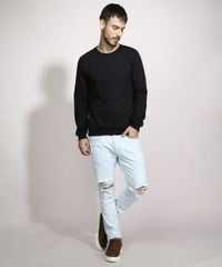 Blusao-Slim-de-Moletom-com-Bordado-de-Caveira-Gola-Careca-Preto-9981104-Preto_3