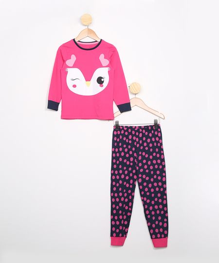 Pijama-Infantil-Corujinha-Manga-Longa-Rosa-9978336-Rosa_1
