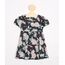 Vestido-Infantil-Estampado-Floral-Manga-Bufante-Preto-9989529-Preto_1