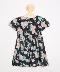 Vestido-Infantil-Estampado-Floral-Manga-Bufante-Preto-9989529-Preto_2