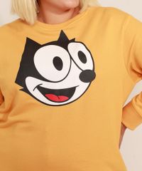 Blusao-de-Moletom-Plus-Size-Gato-Felix-Decote-Redondo-Mostarda-9985216-Mostarda_2