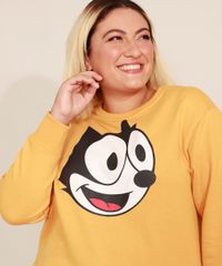 Blusao-de-Moletom-Plus-Size-Gato-Felix-Decote-Redondo-Mostarda-9985216-Mostarda_6