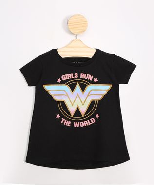 Blusa-Infantil-Mulher-Maravilha--Girls-Run-The-World--Manga-Curta-Decote-Redondo-Preto-9988712-Preto_1