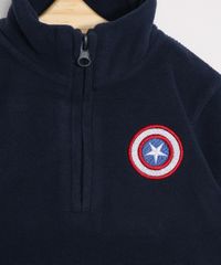 Blusao-Infantil-de-Fleece-Capitao-America-Gola-Alta-Azul-Marinho-9789002-Azul_Marinho_2