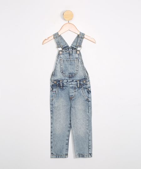 Jardineira-Infantil-Jeans-com-Bolsos-Azul-Medio-9978494-Azul_Medio_1