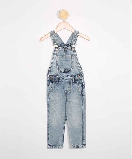 Jardineira-Infantil-Jeans-com-Bolsos-Azul-Medio-9978494-Azul_Medio_1