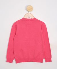 Sueter-Infantil-de-Trico-Basico-Decote-Redondo-Rosa-9797549-Rosa_2