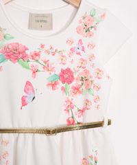 Vestido-Infantil-Estampado-Floral-Manga-Curta-com-Cinto-Metalizado-Off-White-9980653-Off_White_3