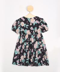 Vestido-Infantil-Estampado-Floral-Manga-Bufante-Preto-9987118-Preto_2